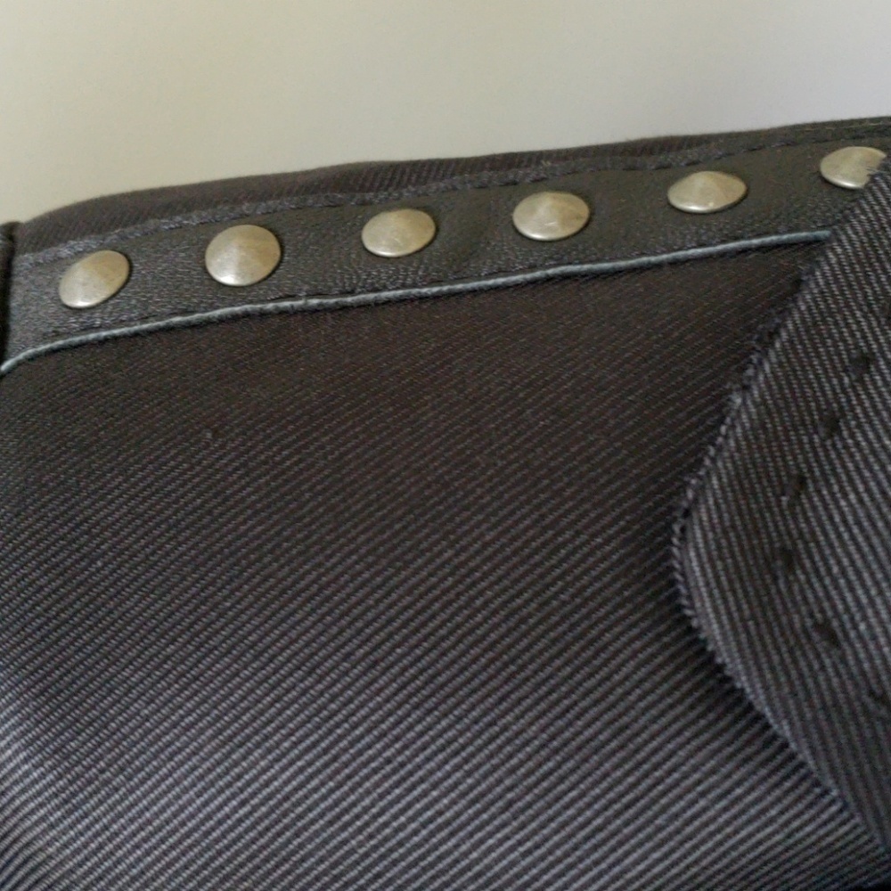 Diesel black jacket with shoulder studs NWT - Picture 3 of 12